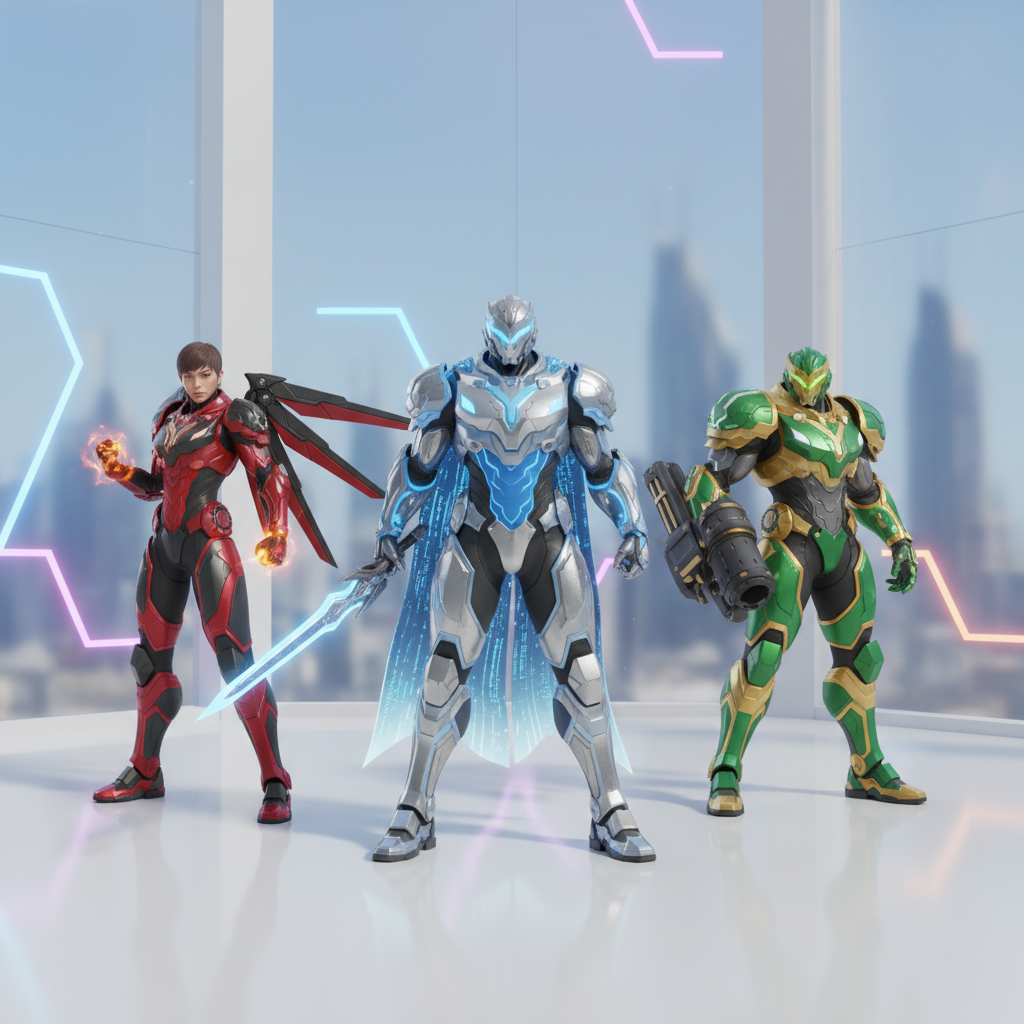 Collection Legend Fighter — Skins gaming personnalisés