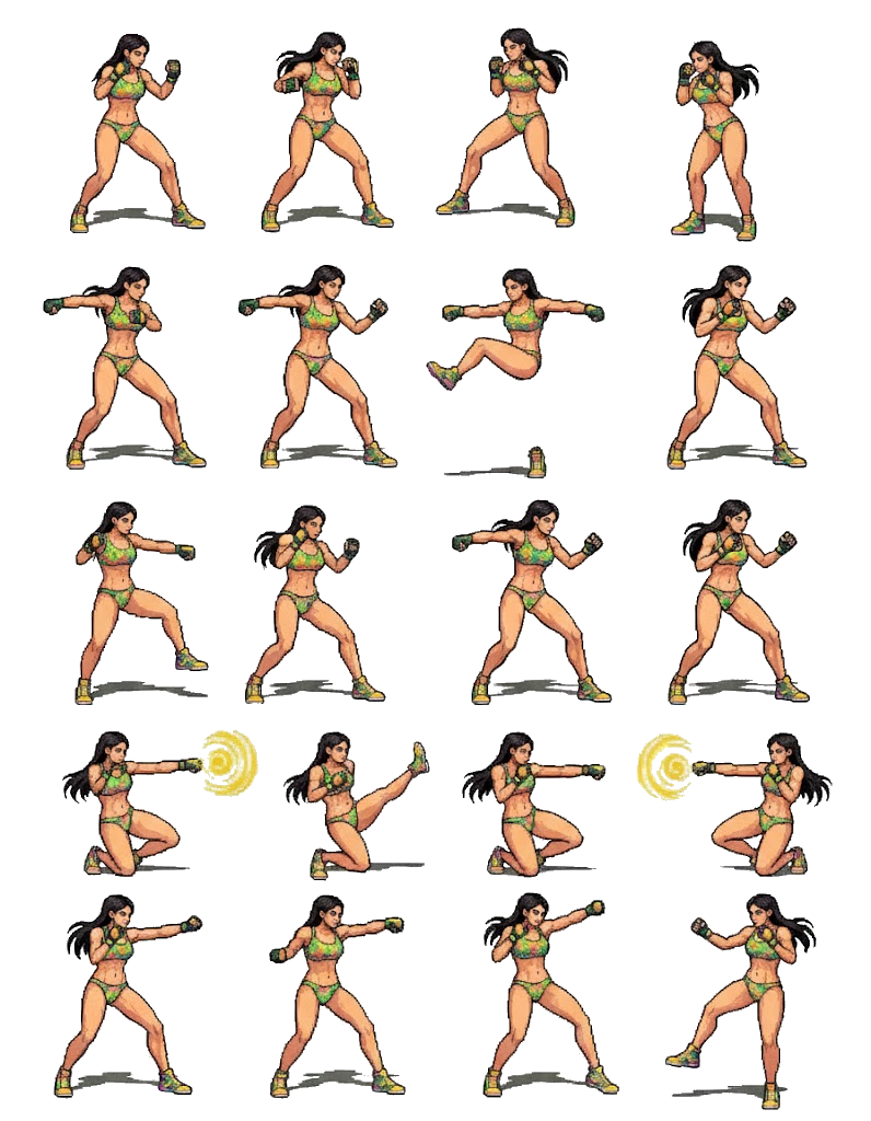 Collection Neon Warrior — Bikini + Skin gaming